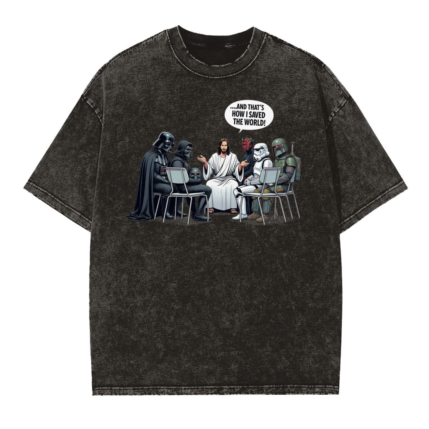 Vintage Washed Frayed Edge T-Shirt