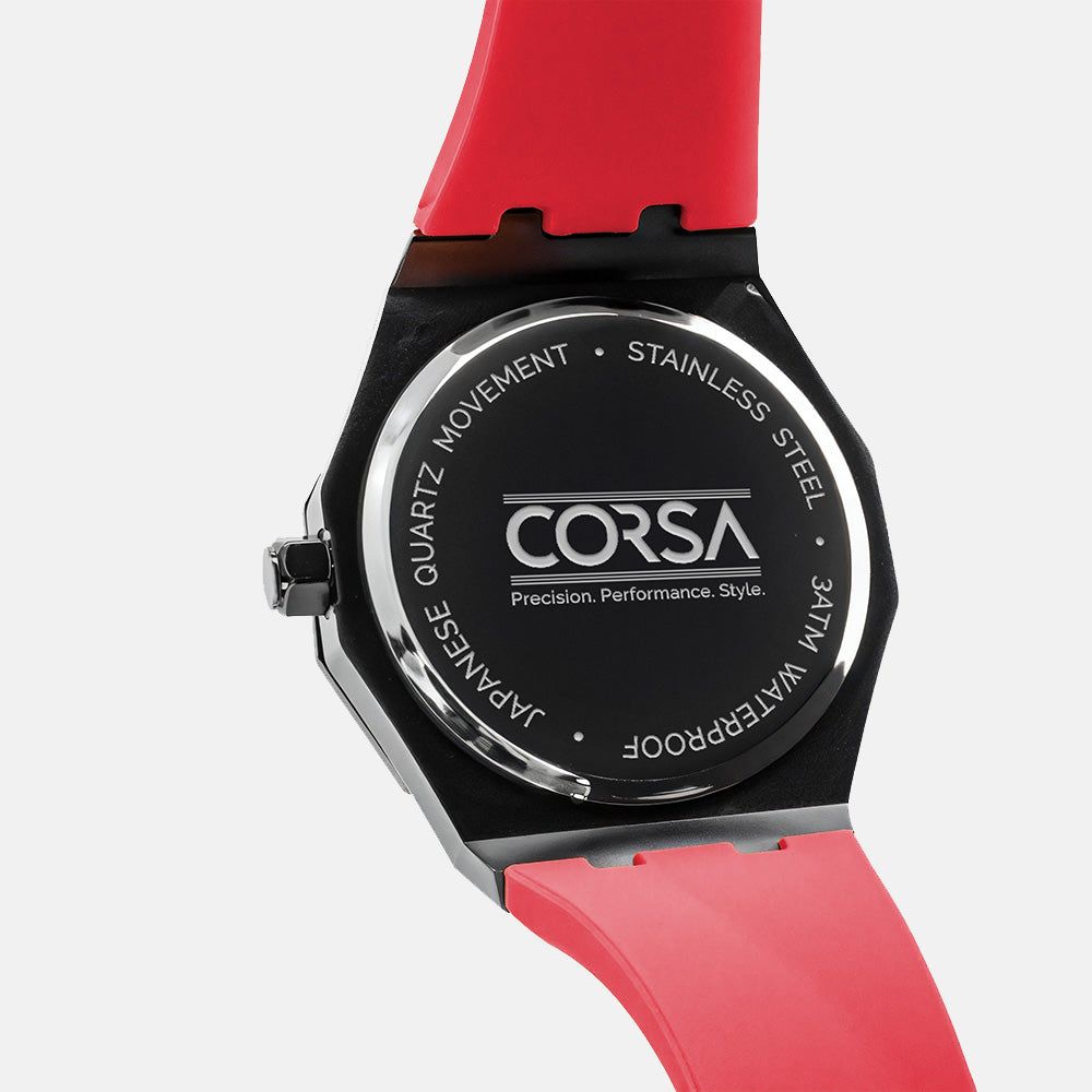 Petronas AMG G55 Gyro Red Caliber/Red Rubber Strap